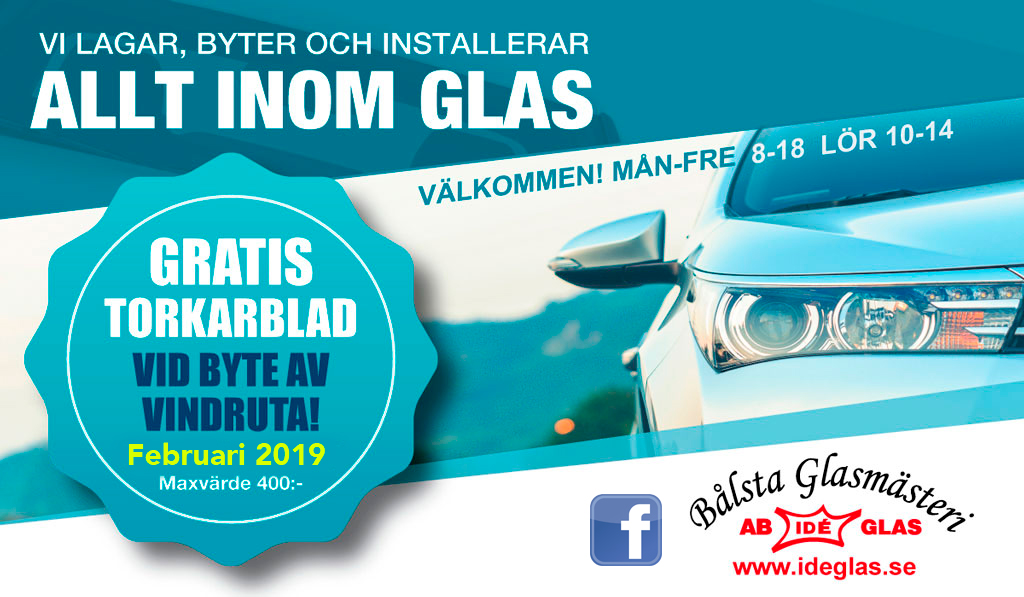 Kampanj februari byta vindruta Kampanj februari byta vindruta